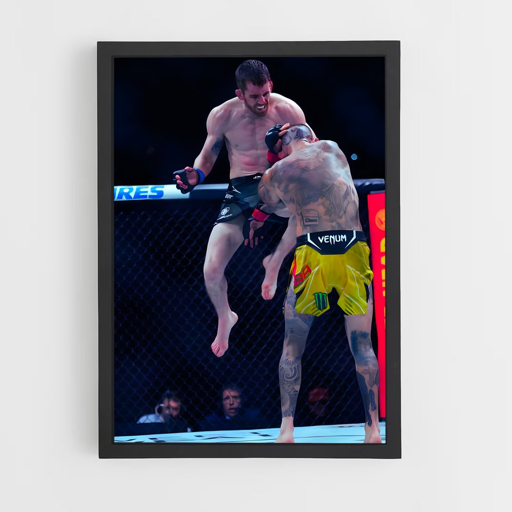 Poster Combat d'Artistes – affiche MMA (vue 2)